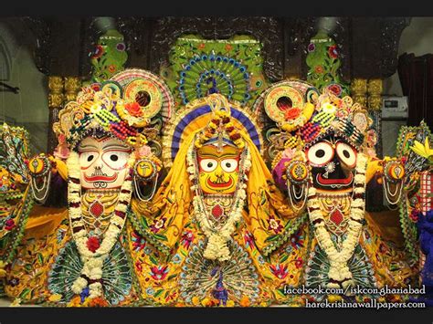 Jagannath Baladeva Subhadra Wallpaper (008) | Hare Krishna Wallpapers