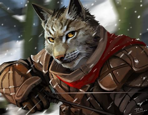 ArtStation - Skyrim - Khajiit , Erwin Melchor | Skyrim art, Character ...