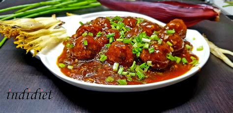 Vegetable Manchurian recipe with Banana flower – Indidiet