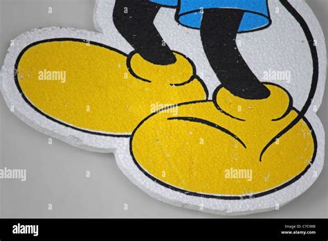 Shoes of Mickey mouse, Cut Out Stock Photo - Alamy