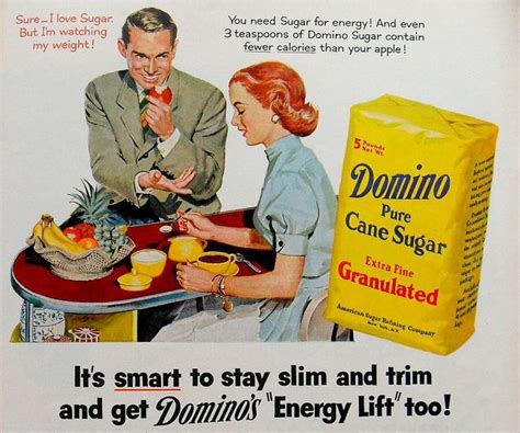 DOMINO SUGAR 1950s VINTAGE ADVERTISEMENT ILLUSTRATION AD | Vintage ads, Vintage advertisements ...