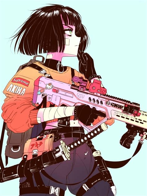 AKIRA x SUPREME*, an art print by Vinne ... | Cyberpunk art, Character art, Anime art