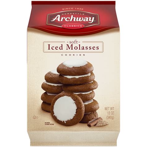 Archway Cookies, Iced Molasses Classic Soft, 12 oz Exp-May-22-2021 ...