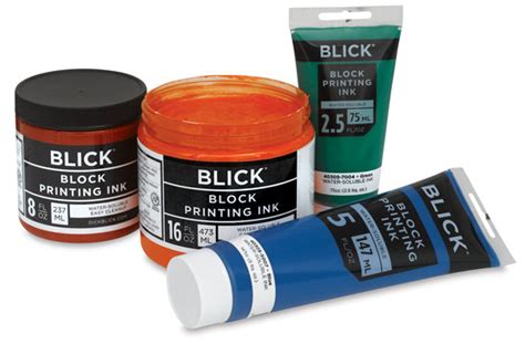 Blick Water-Soluble Block Printing Inks | BLICK Art Materials