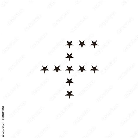 Letter f stars, square geometric symbol simple logo vector Stock Vector | Adobe Stock