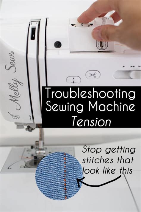 A Step By Step Guide to Understanding Sewing Thread Tension - Melly Sews