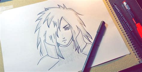 How To Draw Madara Uchiha | Easy Tutorial | Step By Step [HD] - YouTube | Madara uchiha ...