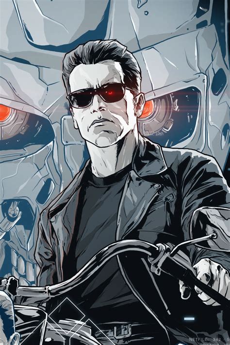 TERMINATOR 2 poster art on Behance