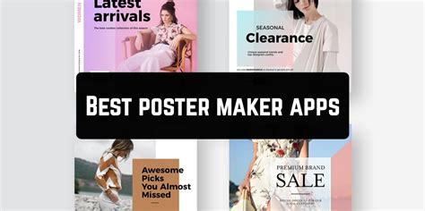 Best poster maker apps | Free apps for Android and iOS