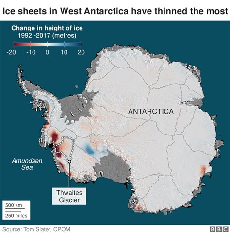 Antarctica melting: Climate change and the journey to the 'doomsday glacier' - BBC News