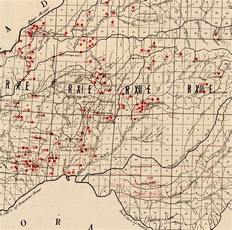 Placer County Map California CA 1902. California State Mining - Etsy