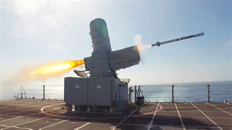 SeaRAM Supersonic Anti-Ship Missile Defense System - YouTube