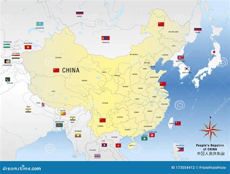 China Map With Borders