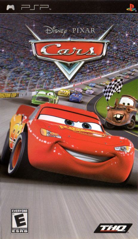 Disney Presents a Pixar Film: Cars (2006) PSP box cover art - MobyGames