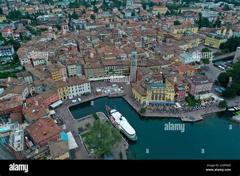 Evening at Riva del Garda Stock Photo - Alamy