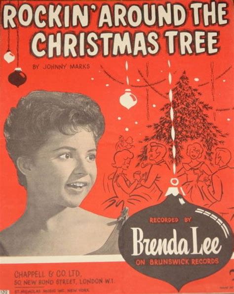 Brenda Lee - Rockin' Around The Christmas Tree (1958) | Vintage ...