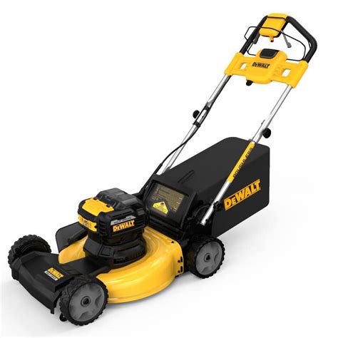 DEWALT 20V MAX 21.5 in. Battery Powered Walk Behind Self Propelled Lawn Mower with (2) 10Ah ...