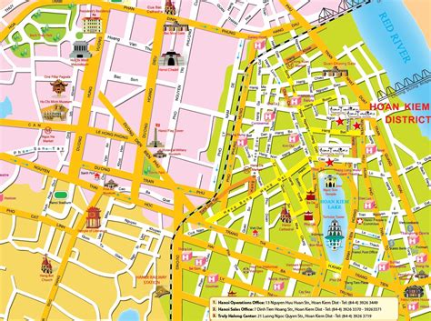 Ha Noi Tourist Map - Ha Noi • mappery