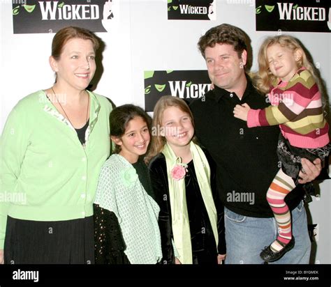 Sean Astin, family and friend Opening of the Play "Wicked" at the Pantages Theater Hollywood, CA ...