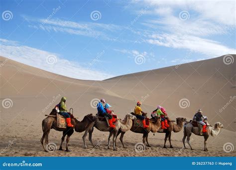 Camel Caravan in the Desert Editorial Stock Photo - Image of camels, ecology: 26237763