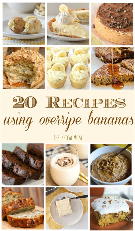 Overripe banana recipes · The Typical Mom