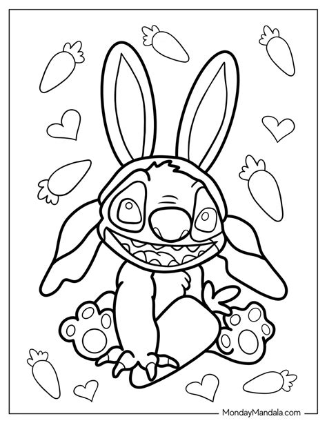 34 Easter Bunny Coloring Pages (Free PDF Printables)