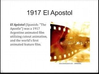 1) history of animation timeline | PPT