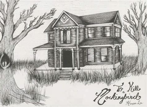 Boo Radley House Drawing : Boo Radley Mockingbird Radleys Kill Quotes ...