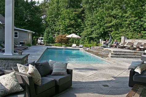 Outdoor Design Trend: 23 Fabulous Concrete Pool Deck Ideas