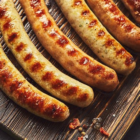 Classic Bratwurst Sausage Made From Our Favourite German Recipe Using ...