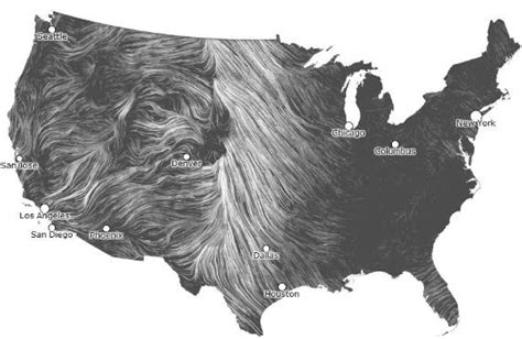 Global Wind Map Animated