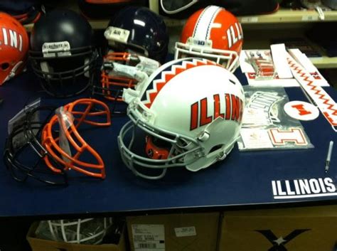 Illini Football: White Illinois football helmets - IllinoisLoyalty.com ...