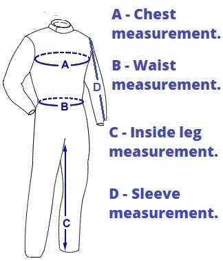 Men's Size & Measuring Guide - Tweedmans