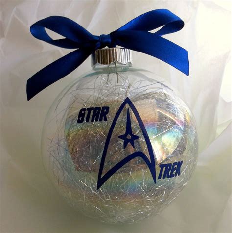 Star Trek Christmas Ornament, Star Trek Federation Ornament, Trekkie ...