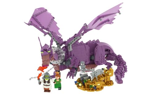 LEGO IDEAS - Shrek - Castle Dragon Fantasy Scene