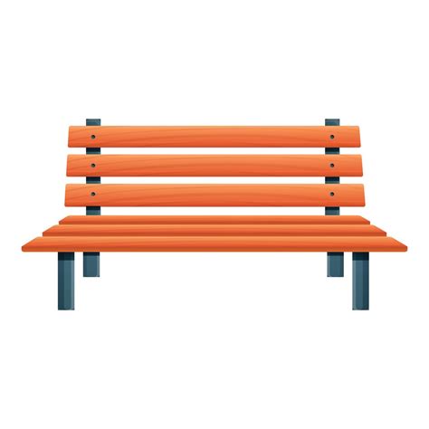 Classic bench icon, cartoon style 14294331 Vector Art at Vecteezy