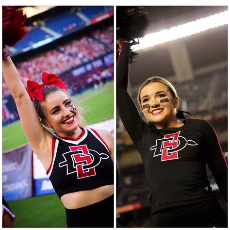 Cheerleaders of the Game - SDSU vs. Air Force, Oct. 12th — San Diego State University Cheerleading