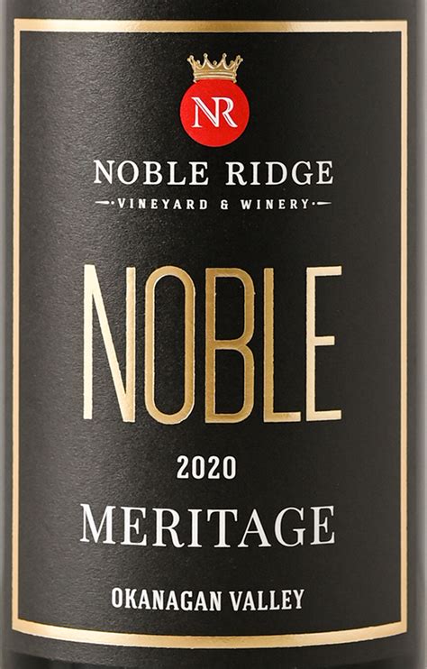 2020 Noble Meritage - Noble Ridge Vineyards & Winery