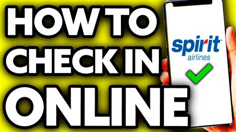 How To Check In Spirit Airlines Online (Very Easy!) - YouTube