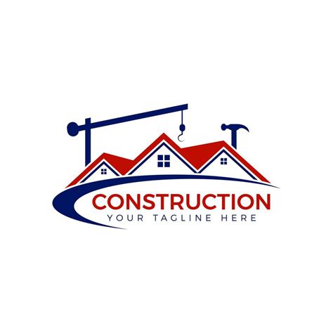 Construction logo design, Real estate company logo, Modern home vector ...