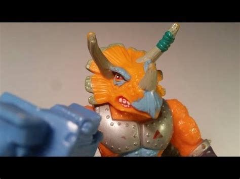 Teenage Mutant Ninja Turtles Triceraton 1990 Action Figure Review TMNT Toy Collection - YouTube