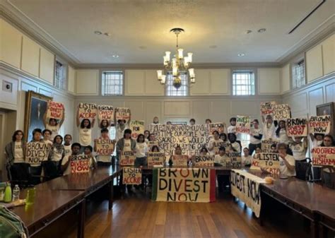 Brown University students could face charges for sit-in protest Monday | ABC6