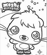 Moshi Monsters Poppet Coloring Page  Wecoloringpagecom sketch template