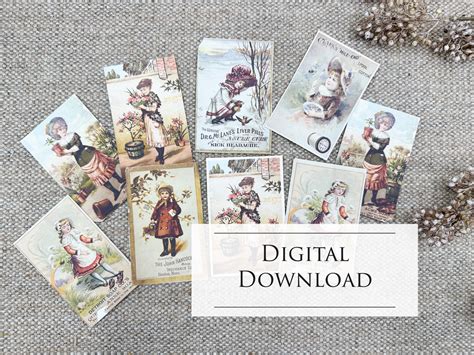 Vintage Trading Cards- Digital Download – A House of Books