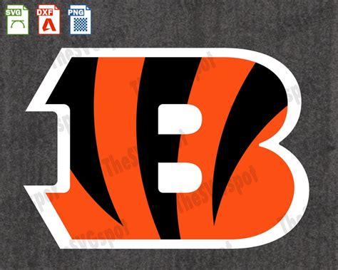 Cincinnati Bengals Logo SVG, Layered Cut File for Cricut