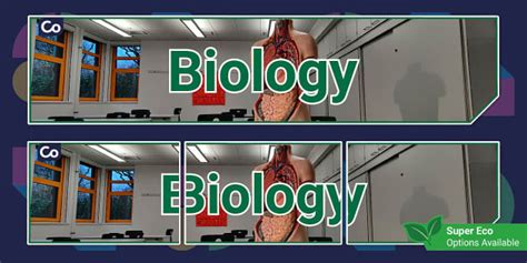 Biology Display Banner (teacher made) - Twinkl