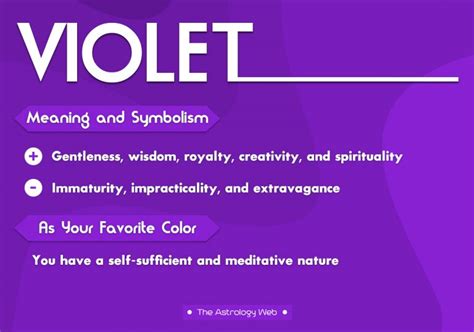 Violet Color Meaning and Symbolism | The Astrology Web