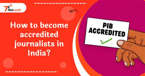 How to become accredited journalists in India?