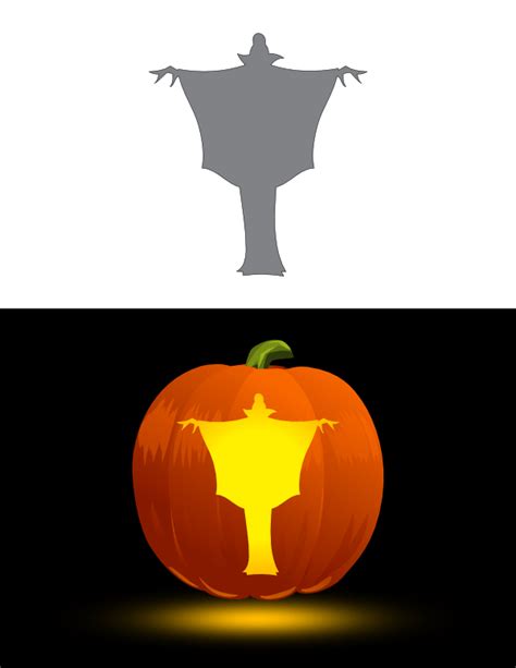 Printable Female Vampire Pumpkin Stencil