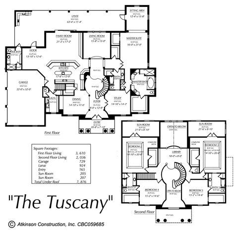 The Tuscany © Atkinson Construction Inc. - Citrus Marion Levy Sumter County Florida home builder